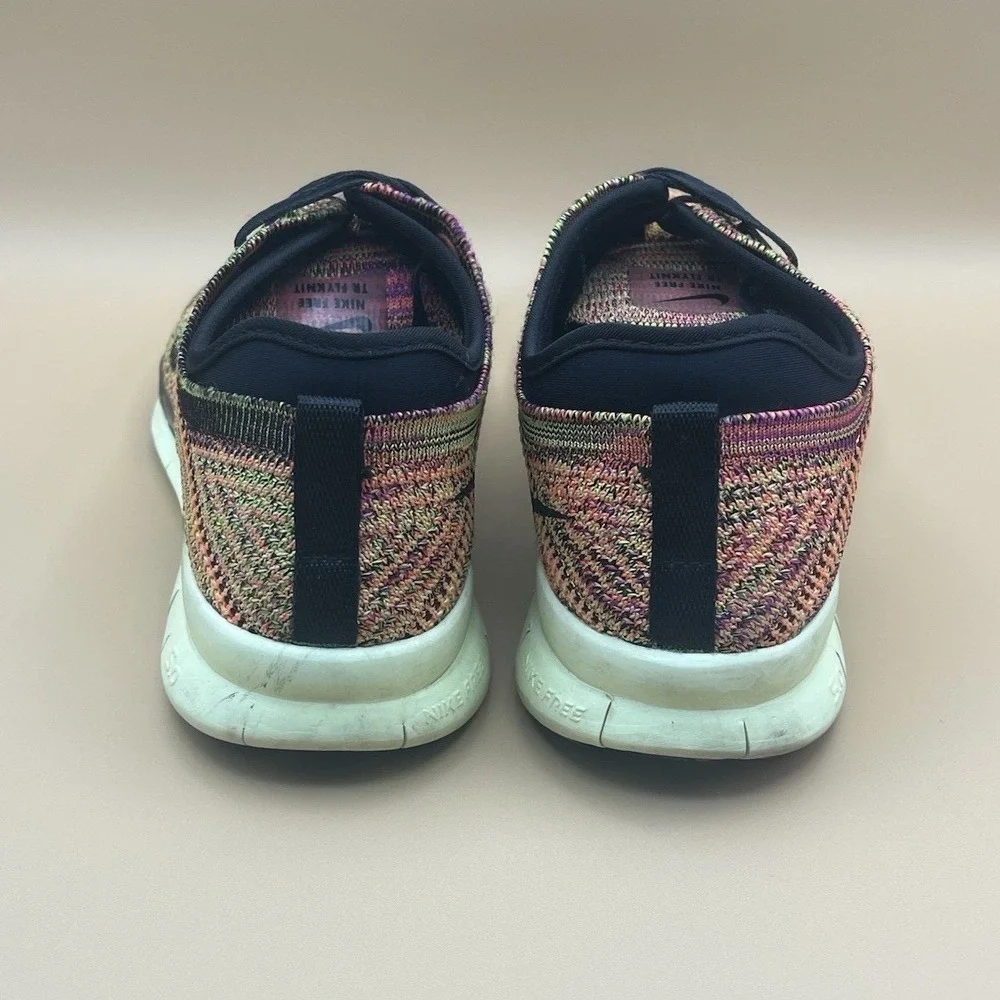 Nike Free TR Flyknit Multicolor Training Shoes - Women's Size‎ 6.5 USED